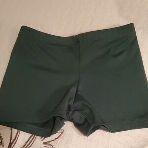 Girls Dark Green Cheer Bloomers